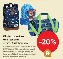Pagro Diskont Kinderrucksäcke und -taschen Angebot