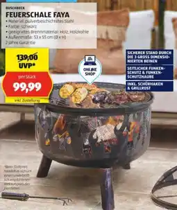Hofer Feuerschale faya Angebot