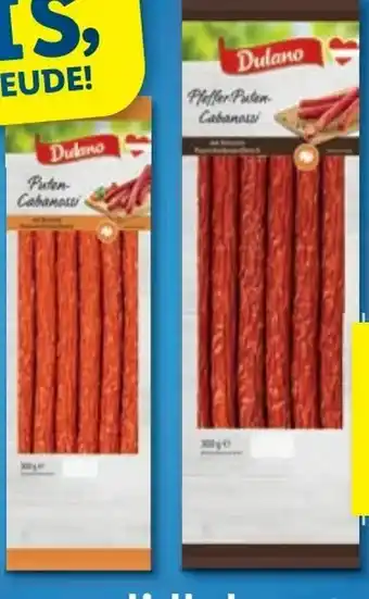 Lidl Puten Cabanossi Angebot