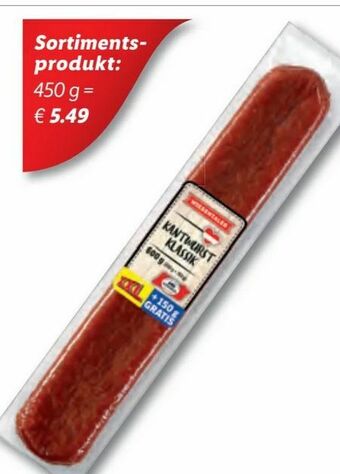 Lidl Kantwurst Angebot
