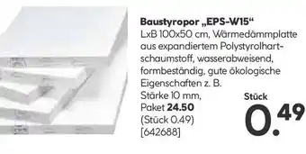 Hellweg Baustyropor,,eps-w15" Angebot