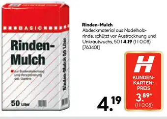 Hellweg Rinden- Mulch Angebot