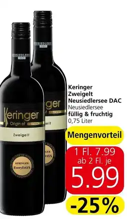 Spar Keringer Zweigelt Neusiedlersee DAC Angebot