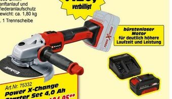 Zgonc Akku-Winkelschleifer TE-AG 18/150 Li Solo Angebot