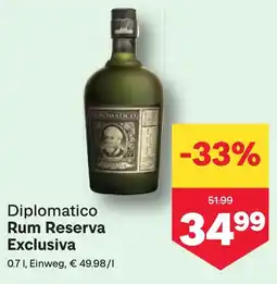 MPreis Diplomatico Rum Reserva Exclusiva Angebot
