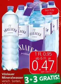 Spar Mineralwasser Angebot