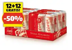 Hofer STIEGL Goldbräu, 24 x 0,5 l Angebot
