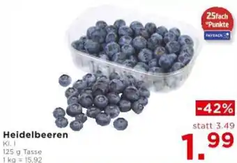 Unimarkt Heidelbeeren Angebot