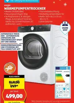 Hofer Wärmepumpentrockner Angebot