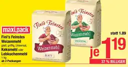 Maximarkt Fini's Feinstes Weizenmehl, Keksmehl oder Lebkuchenmehl Angebot