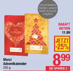 Maximarkt Merci Adventkalender Angebot