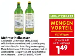 Interspar Mehrner Heilwasser Angebot