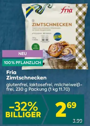 Billa Fria Zimtschnecken Angebot