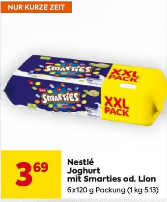 Billa Nestlé Joghurt mit Smarties od. Lion Angebot