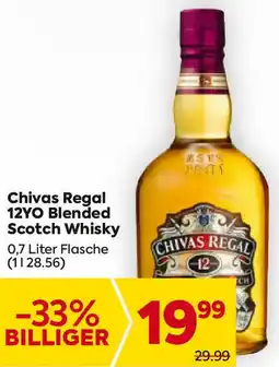 Billa Chivas Regal 12YO Blended Scotch Whisky Angebot