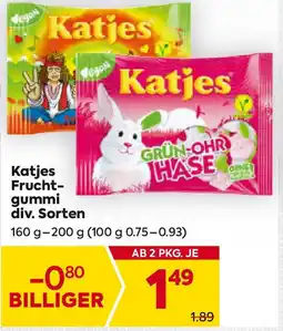 Billa Katjes Frucht- gummi div. Sorten Angebot