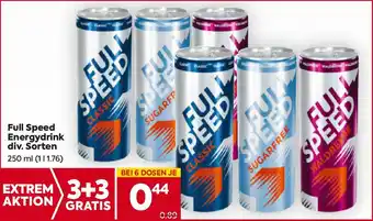Billa Full Speed Energydrink div. Sorten Angebot