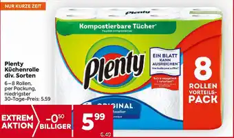 Billa Plenty Küchenrolle div. Sorten Angebot