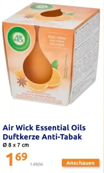 Action Air Wick Essential Oils Duftkerze Anti-Tabak Angebot