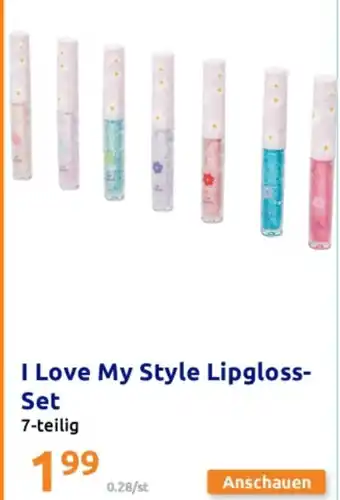 Action I Love My Style Lipgloss- Set Angebot