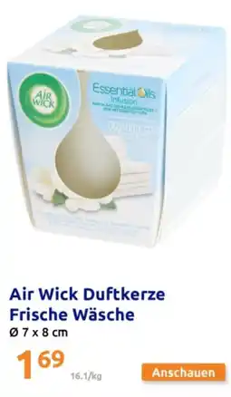 Action Air Wick Duftkerze Frische Wäsche Angebot