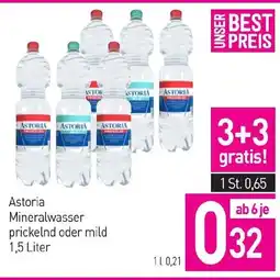 Sutterlüty Astoria Mineralwasser prickelnd oder mild Angebot