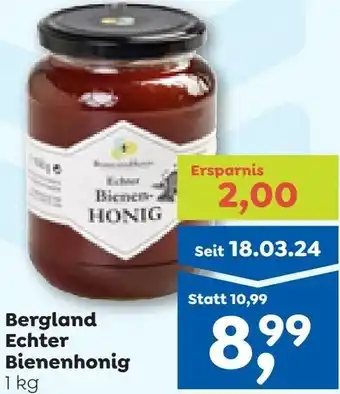 ADEG Bergland Echter Bienenhonig Angebot