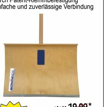 Zgonc Holz Schneeschieber Angebot