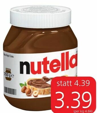 Spar Nutella Angebot