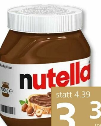 SPAR Gourmet Nutella Angebot