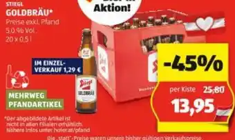 Hofer Goldbräu Angebot