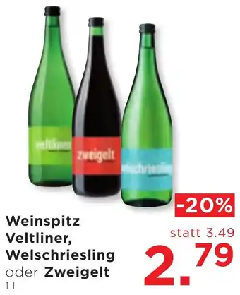 Unimarkt Weinspitz Veltliner, Welschriesling oder Zweigelt Angebot