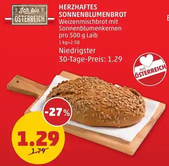 PENNY Herzhaftes sonnenblumenbrot Angebot