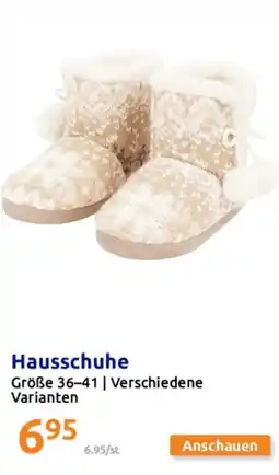Action Hausschuhe Angebot