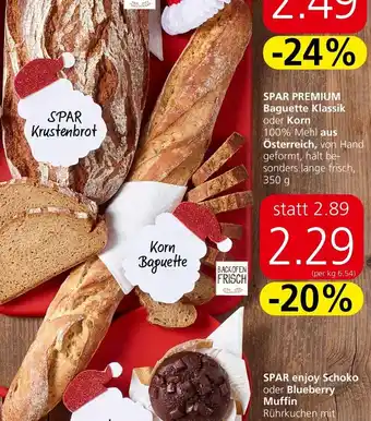 Spar SPAR PREMIUM Baguette Klassik oder Korn Angebot