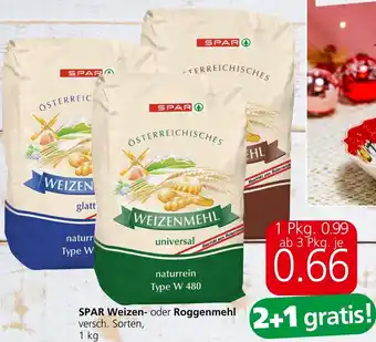 Spar SPAR Weizen- oder Roggenmehl Angebot