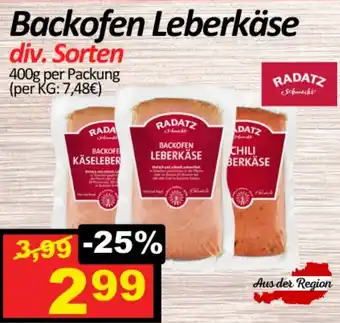 Wurstico Backofen Leberkäse Angebot
