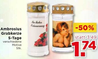 Unimarkt Ambrosius Grabkerze 5 Tage Angebot