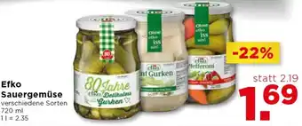 Unimarkt Efko Sauergemüse 720 ml Angebot