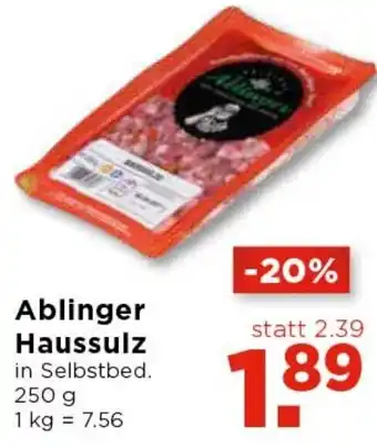 Unimarkt Ablinger Haussulz 250 g Angebot