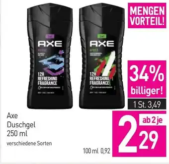 Sutterlüty Axe Duschgel Angebot