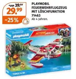 Müller PLAYMOBIL FEUERWEHRFLUGZEUG MIT LÖSCHFUNKTION Angebot