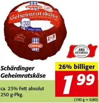 Nah&Frisch Schärdinger Geheimratskäse 250g Angebot