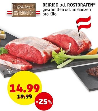 PENNY Beiried Od. Rostbraten Angebot