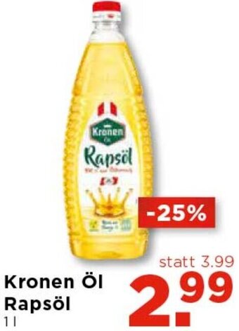 Unimarkt Kronen Öl Rapsöl 1L Angebot