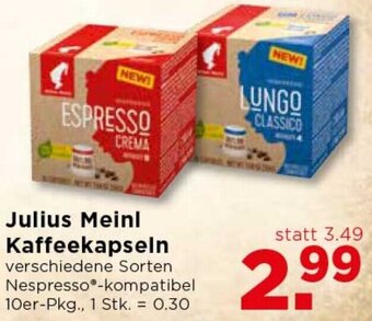 Unimarkt Julius Meinl Kaffeekapseln Angebot