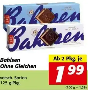 Nah&Frisch Bahlsen Ohne Gleichen 125g Angebot