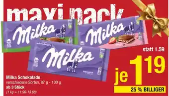 Maximarkt Milka schokolade Angebot