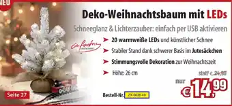 Pearl Deko-weihnachtsbaum mit leds Angebot