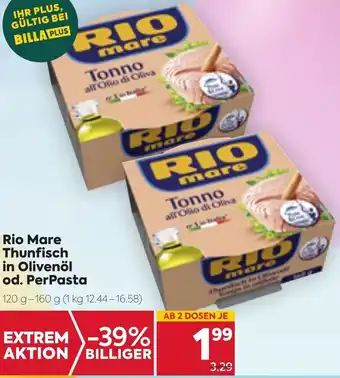 Billa Rio Mare Thunfisch In Olivenöl Od. PerPasta 120 g-160 g Angebot